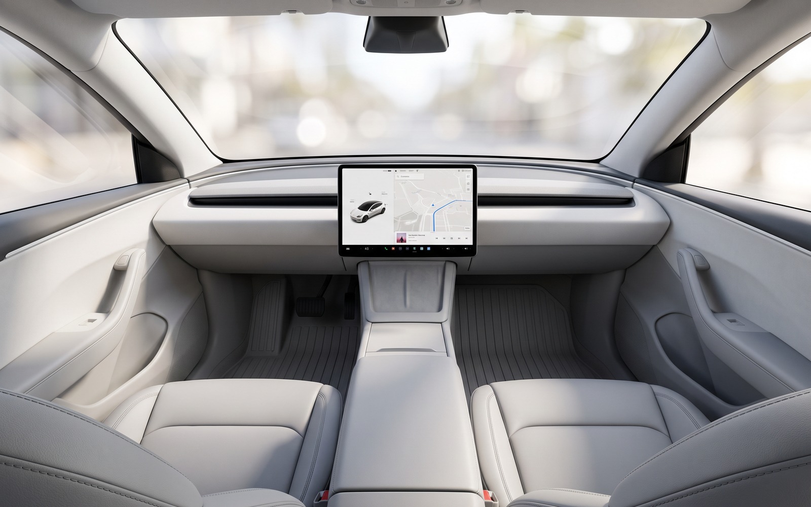 Tesla Cybercab — interior