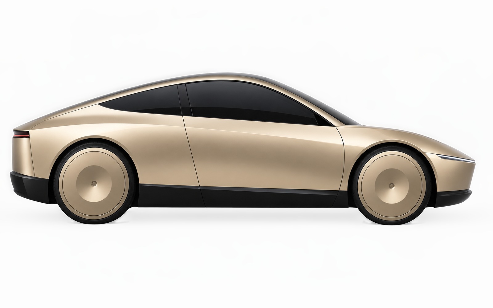 Tesla Cybercab — side profile