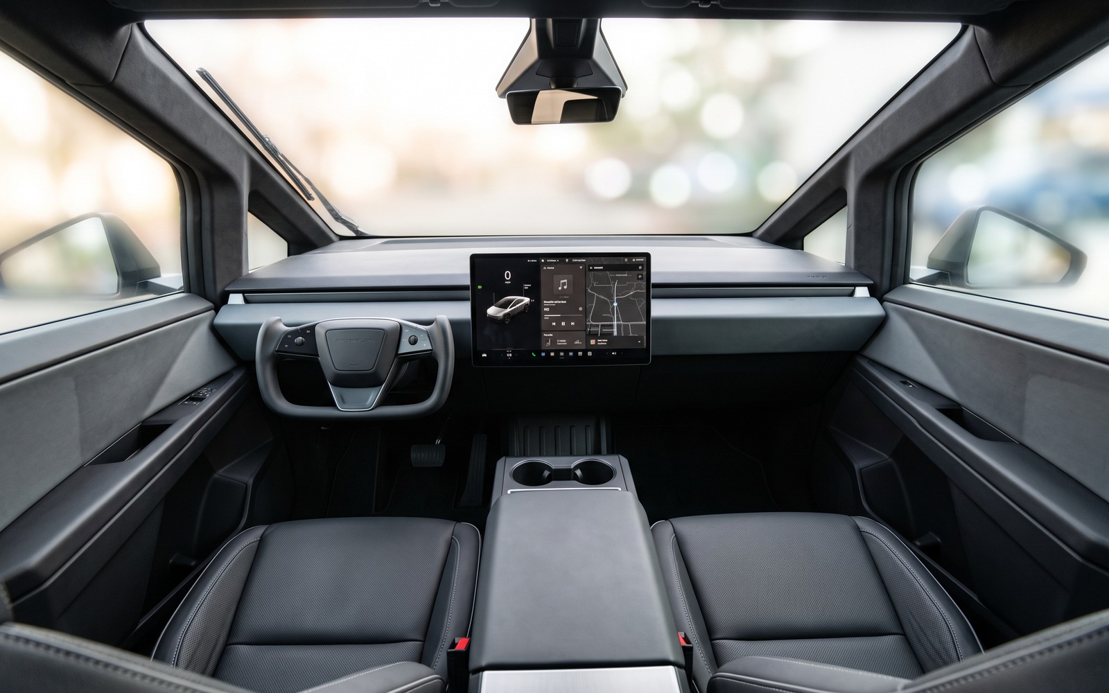 Tesla Cybertruck — interior