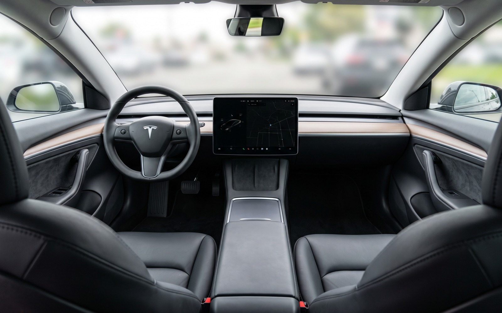 Tesla Model 3 — interior