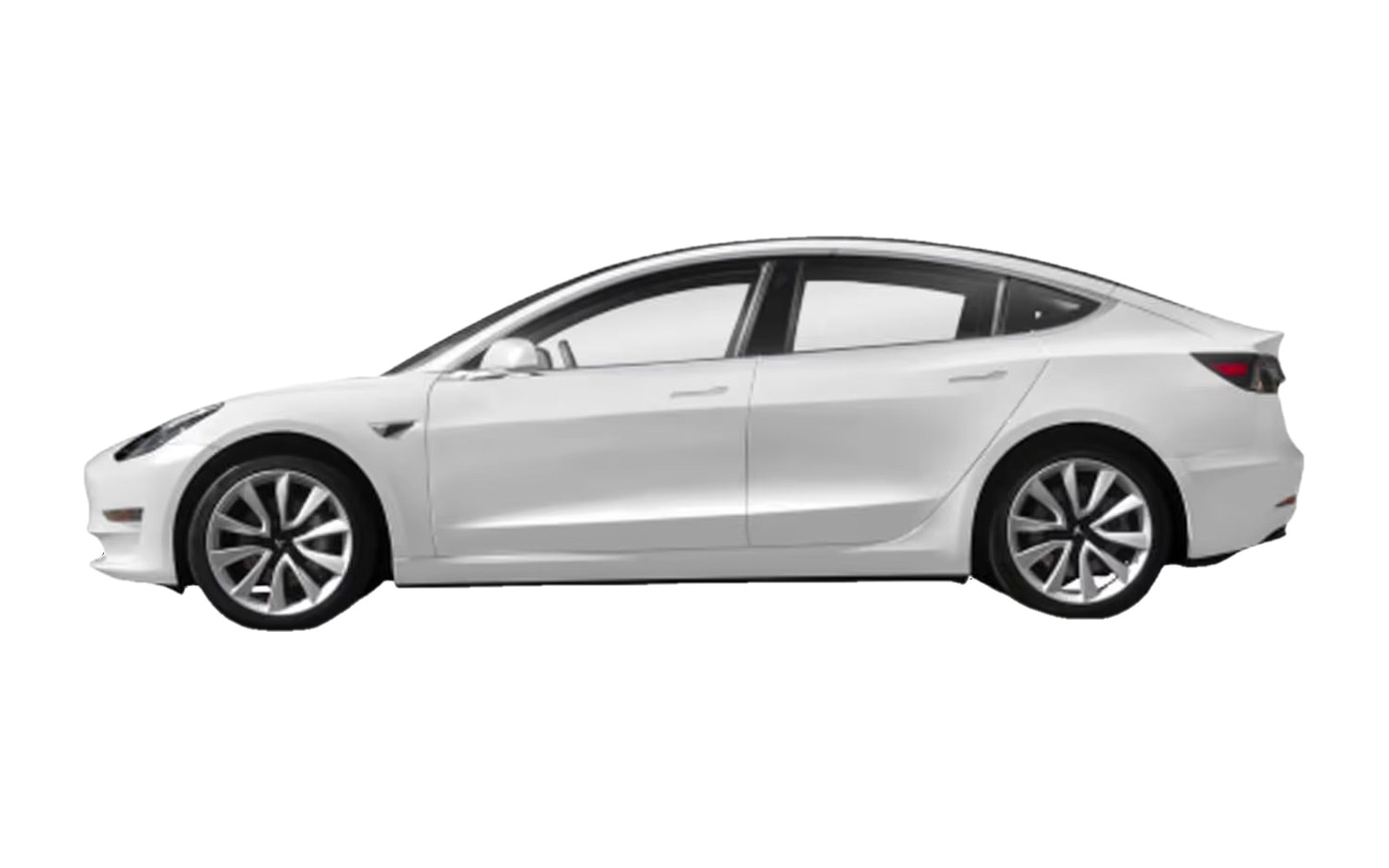 Tesla Model 3 — side profile