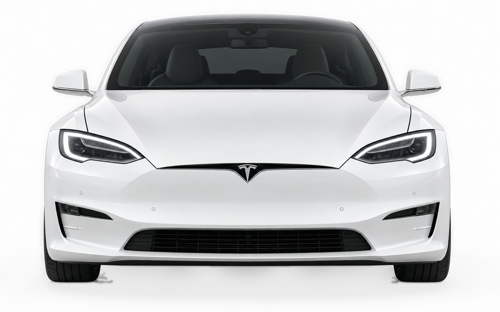 Tesla Model S — front view