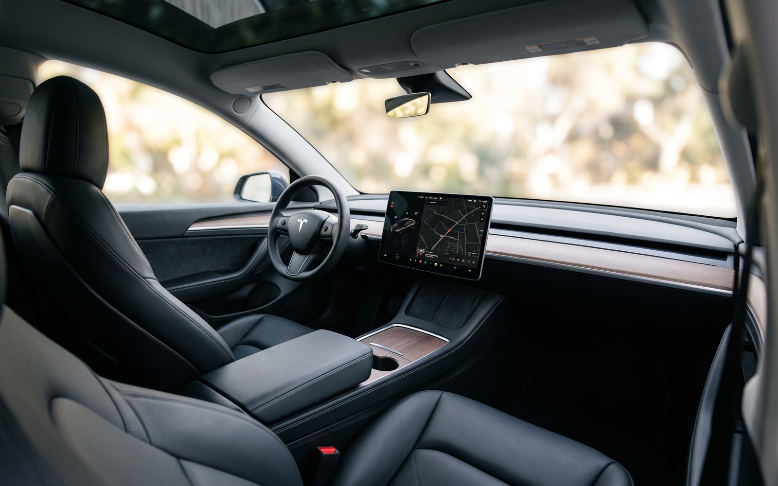 Tesla Model Y — interior
